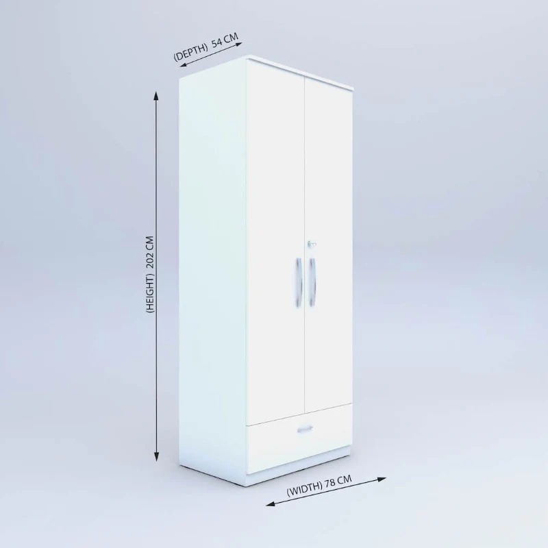 Amari 2 Door 2 Drawer Wardrobe - Image 19