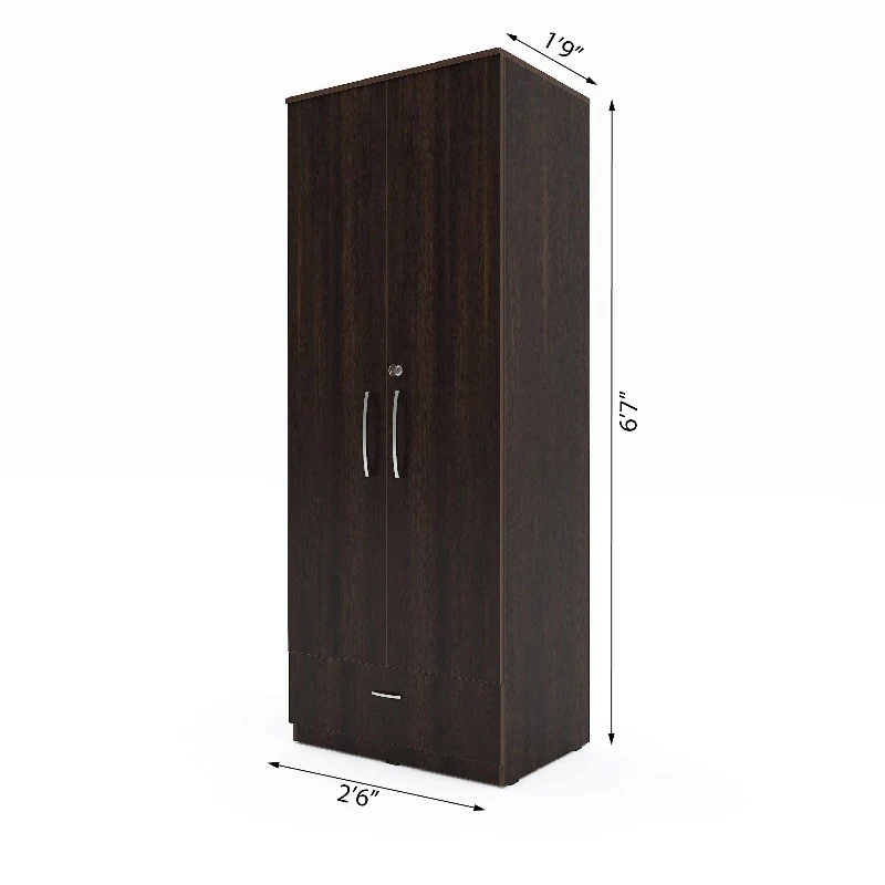 Amari 2 Door 2 Drawer Wardrobe - Image 5