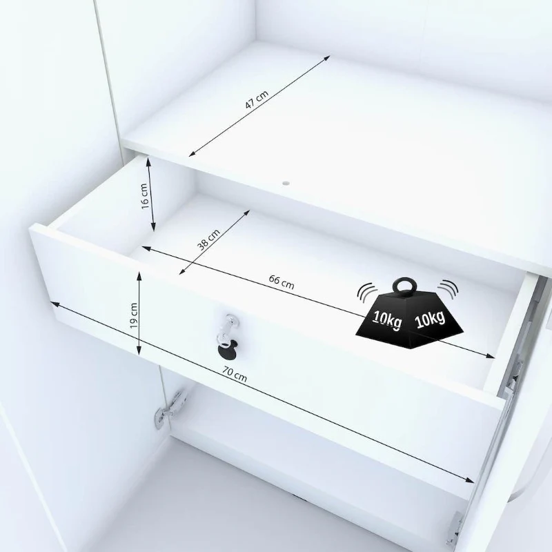 Amari 2 Door Wardrobe - Image 3