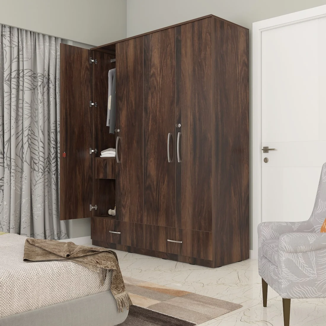 Amari 4 Door 3 Drawer Wardrobe - Image 14