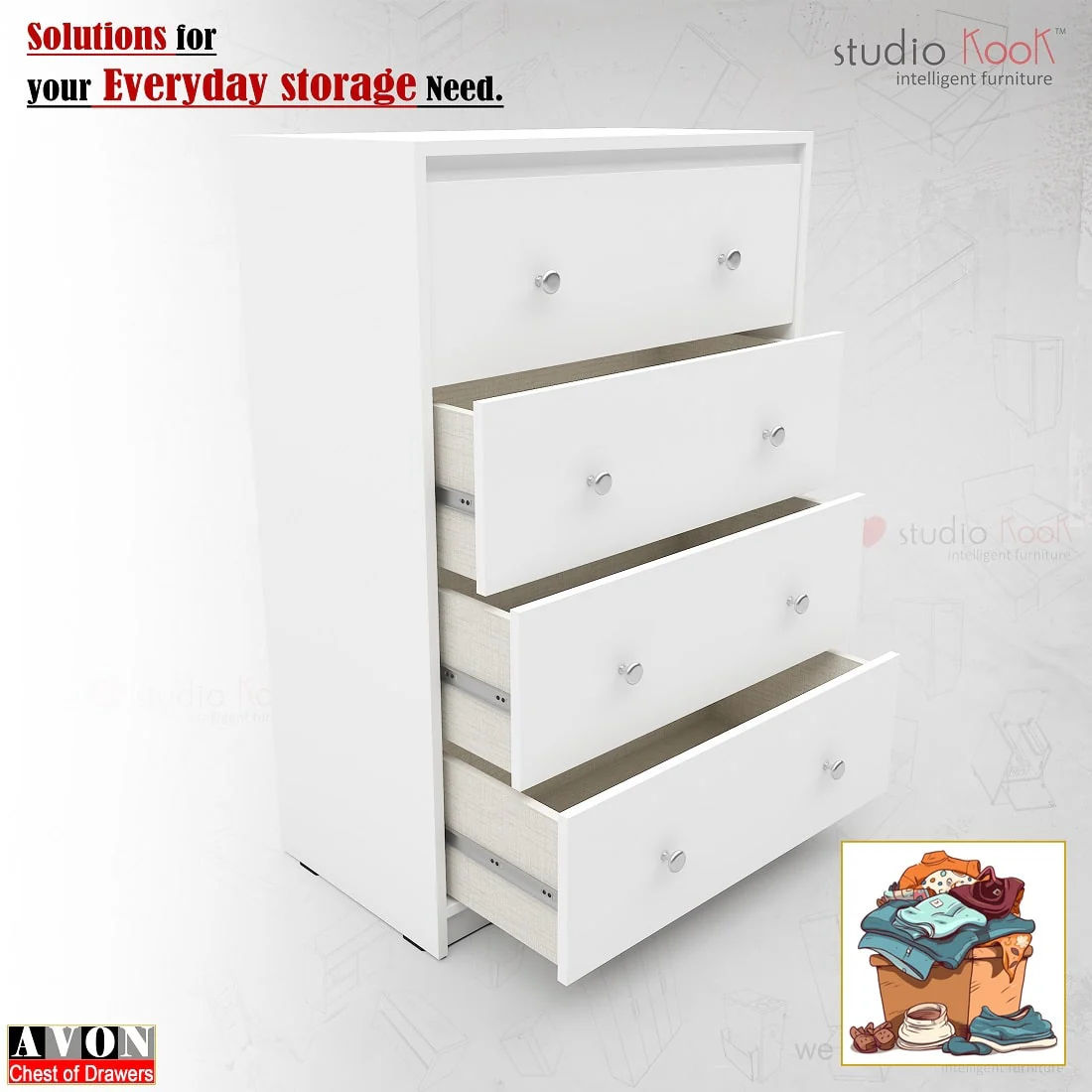 Avon Chest of Drawers - Image 10