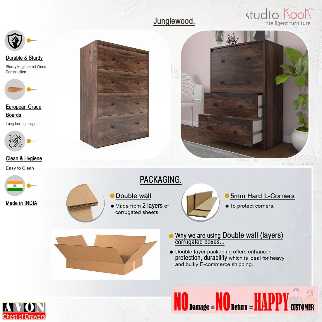 Avon Chest of Drawers - Image 6