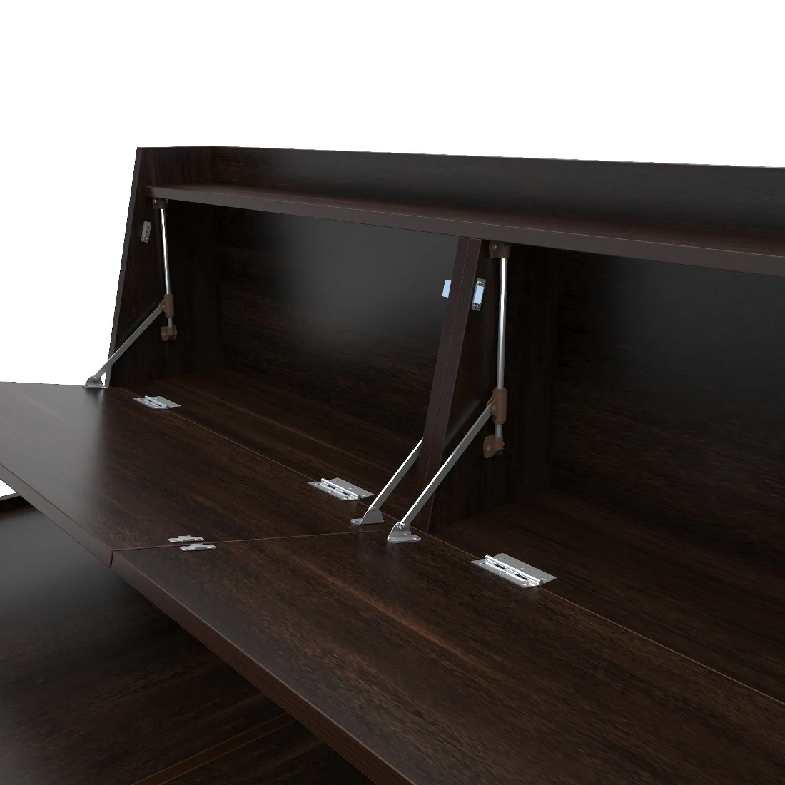 Aztec Left Queen Bed with Headboard Storage and 1 Drawer on Left - Image 14