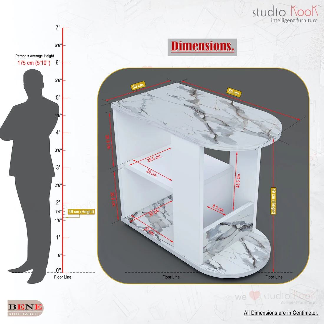 Bene Side Table - Image 7