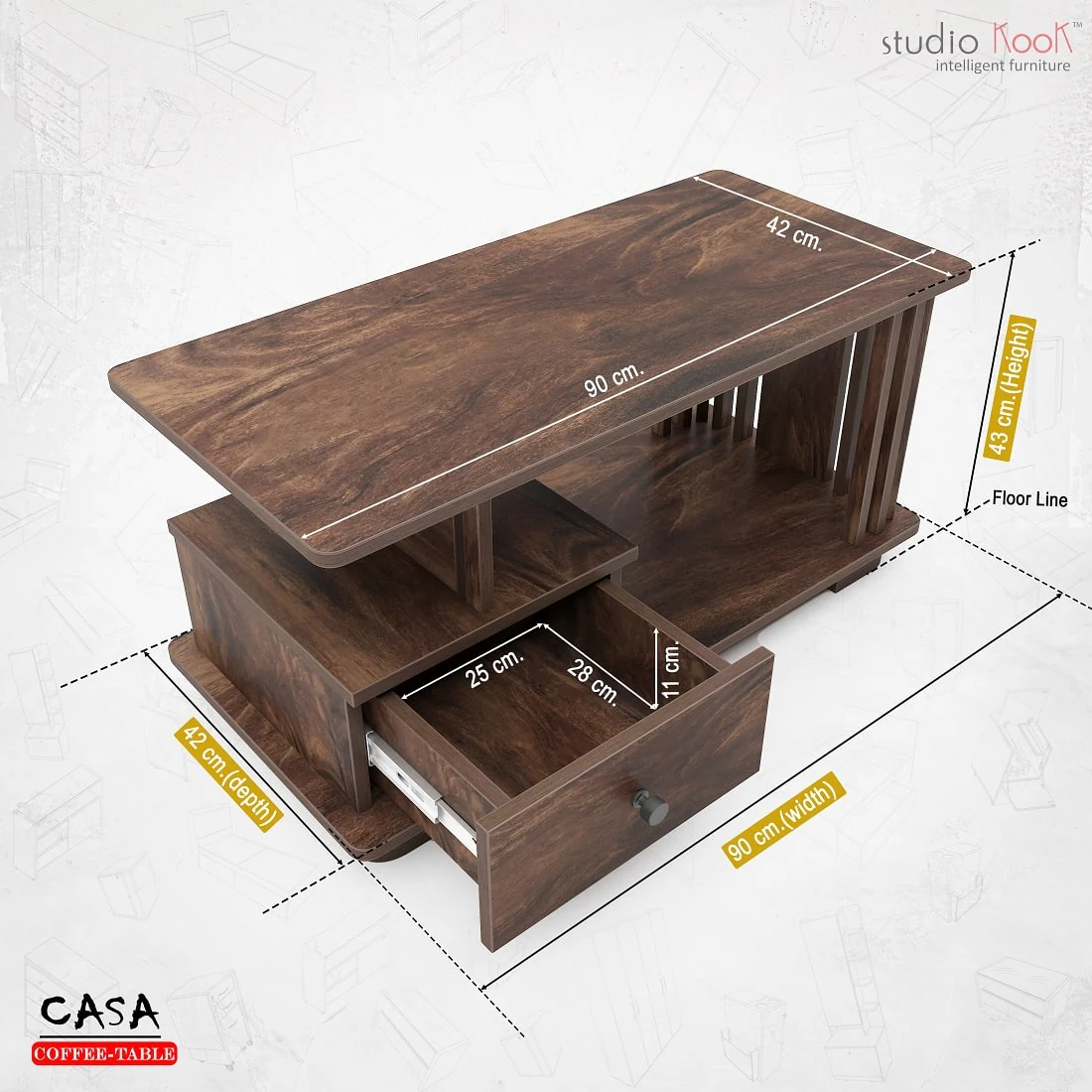 Casa Coffee Table - Image 8