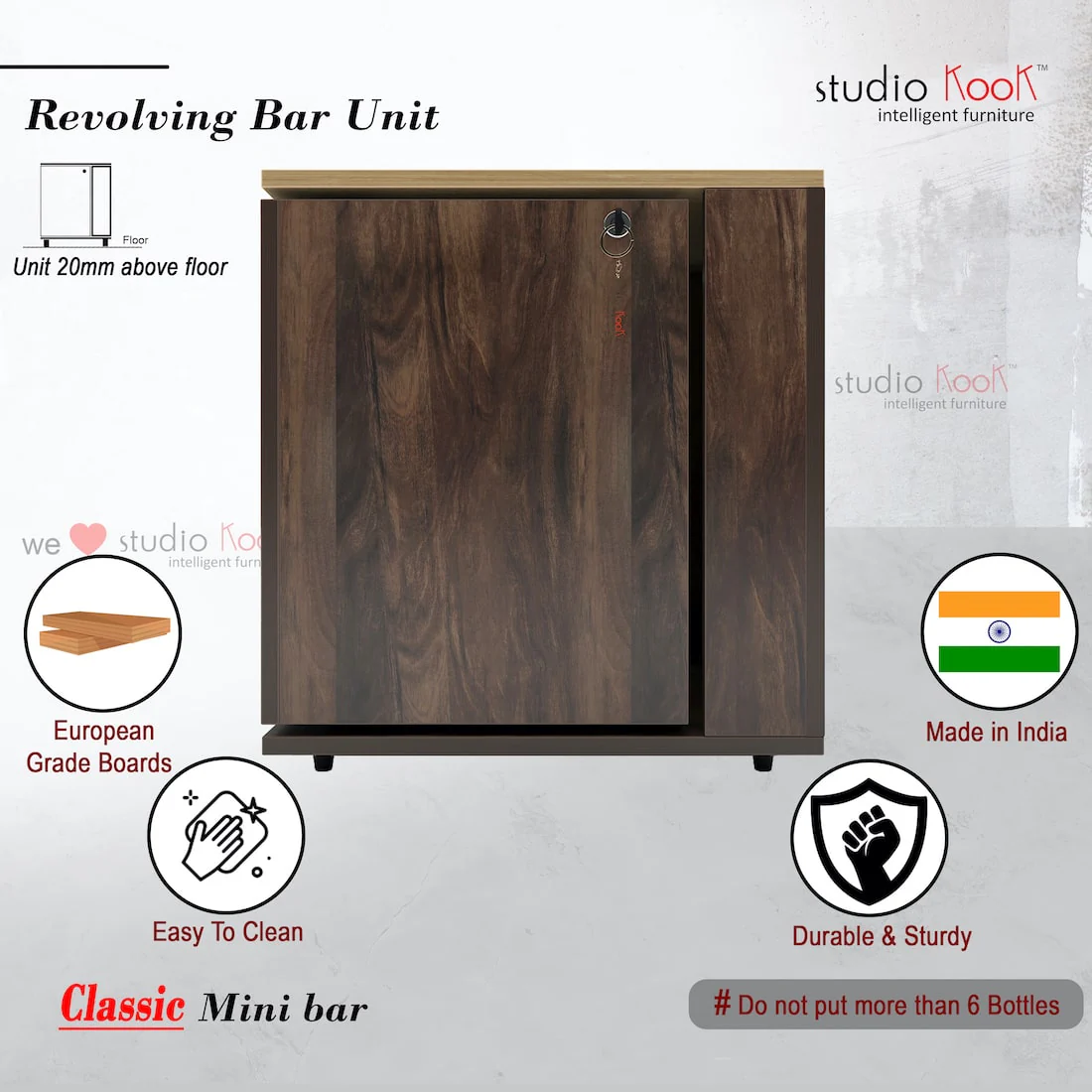 Classic Minibar Cabinet - Image 3