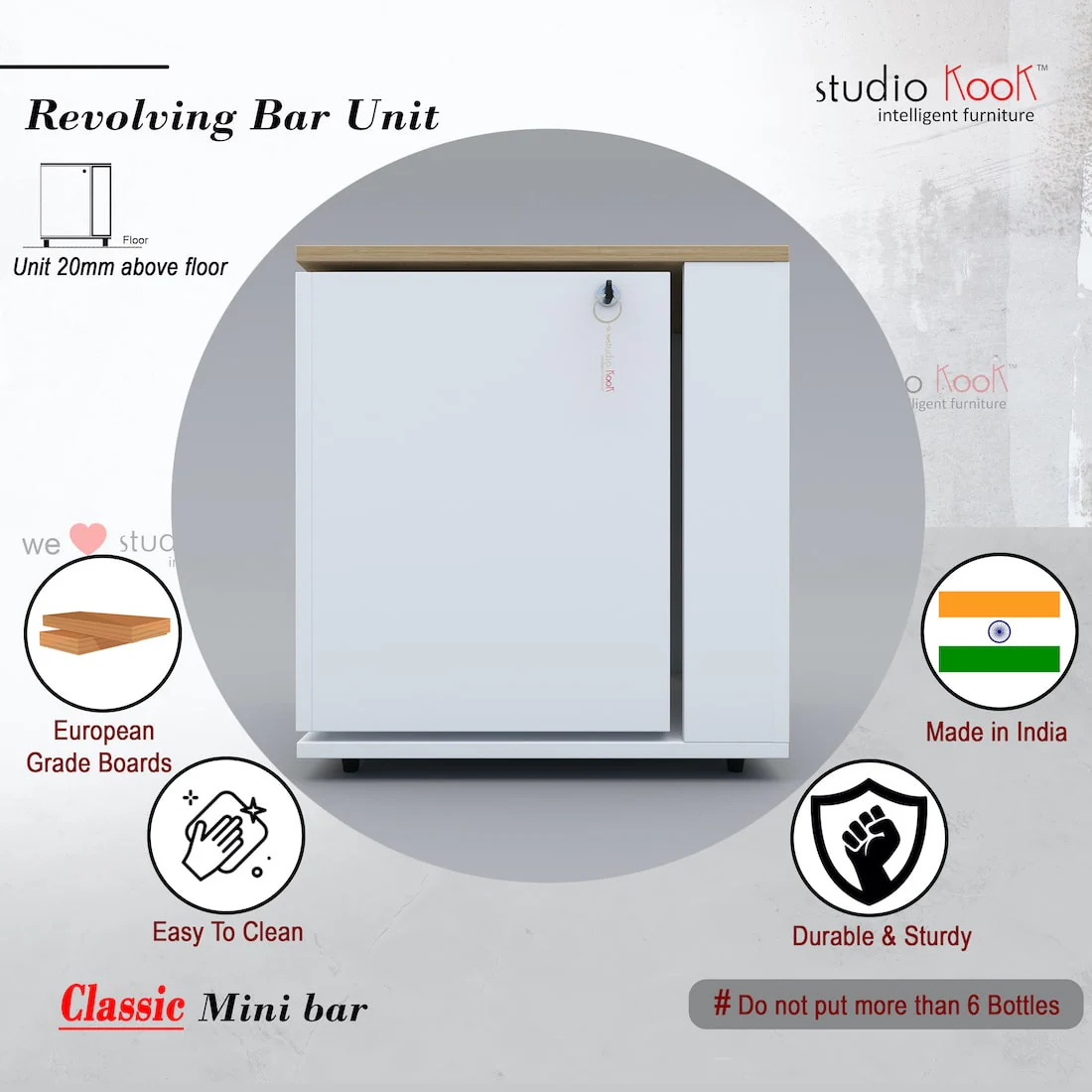 Classic Minibar Cabinet - Image 9