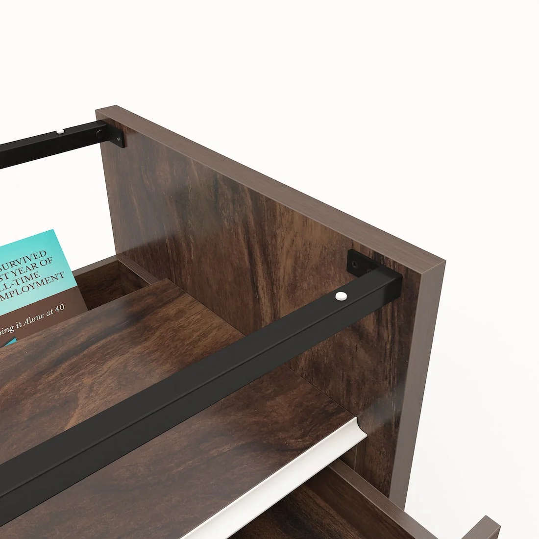 Jazz Compact Coffee Center Table with Storage Drawers - Image 6