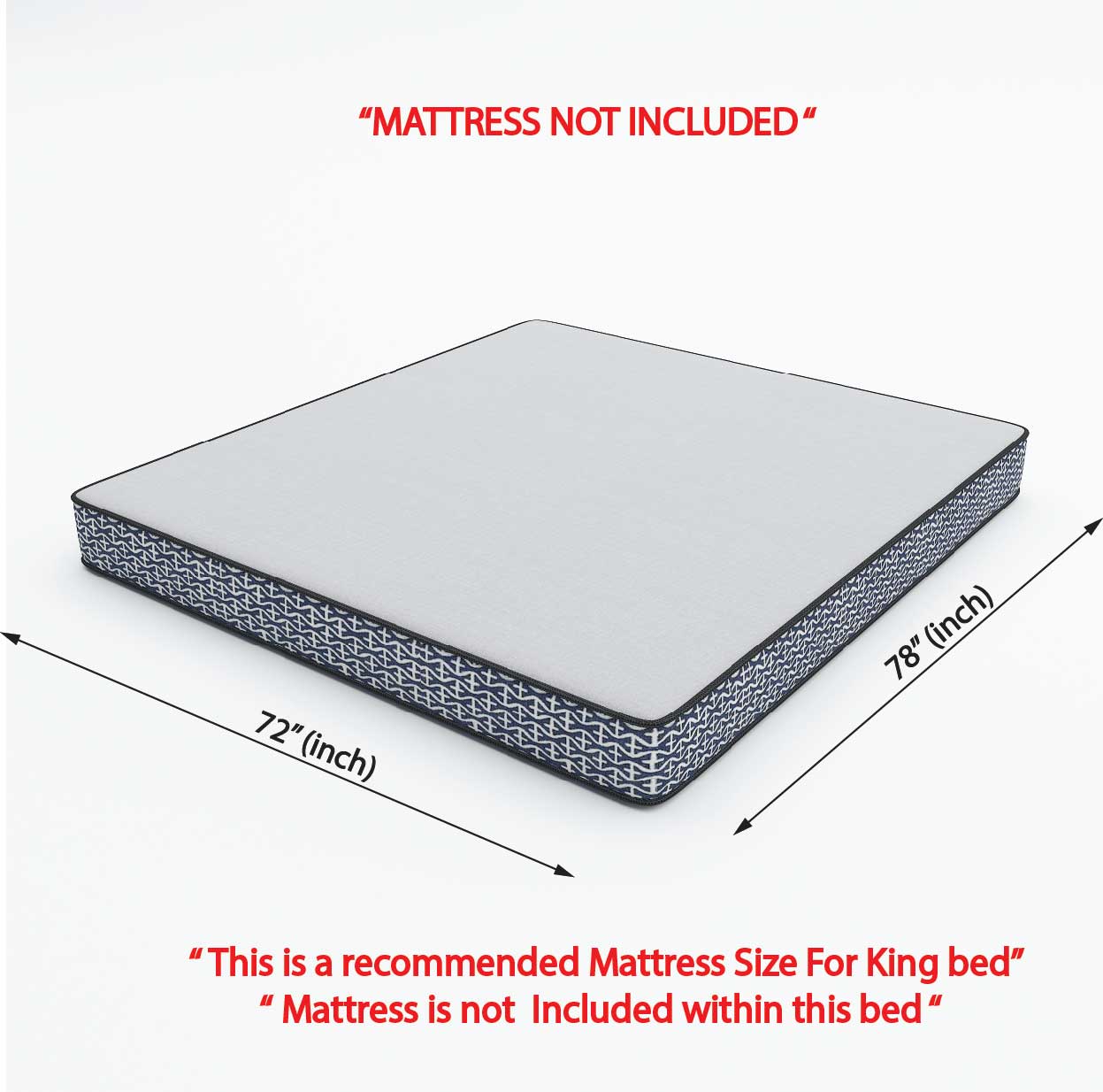 Aztec King Bed with 2 Drawers - Image 5