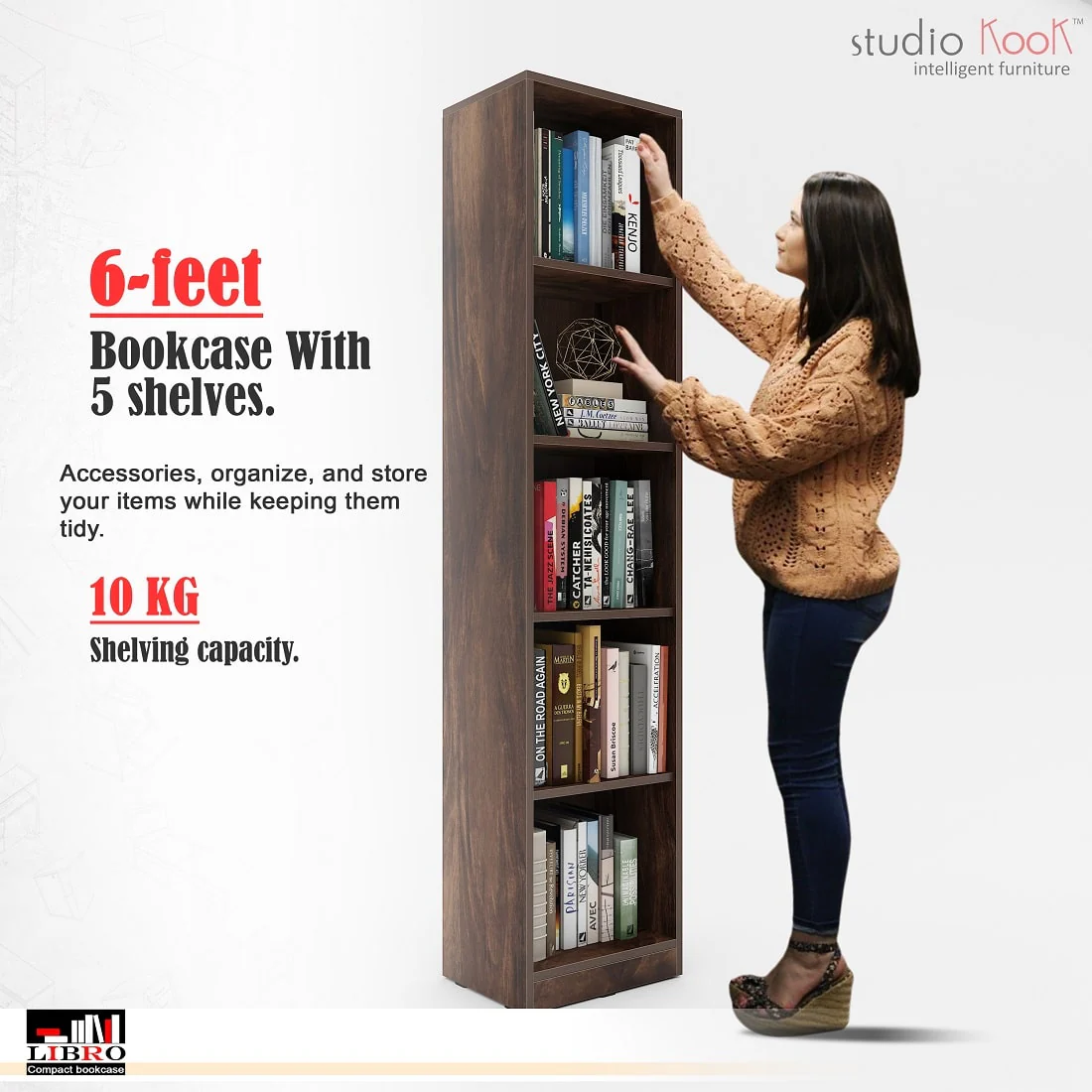Libro Compact Bookshelf - Image 10