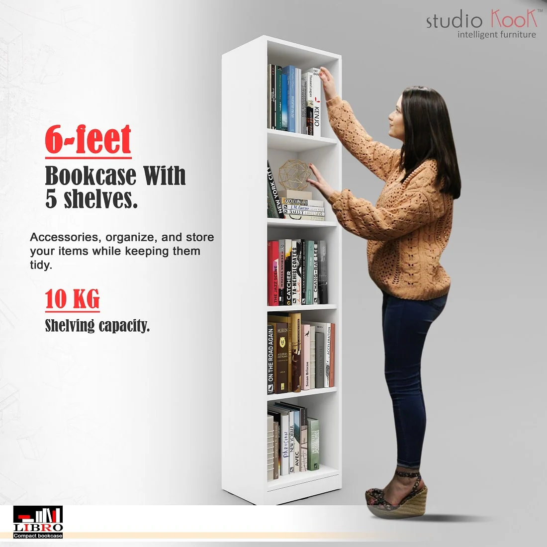 Libro Compact Bookshelf - Image 3