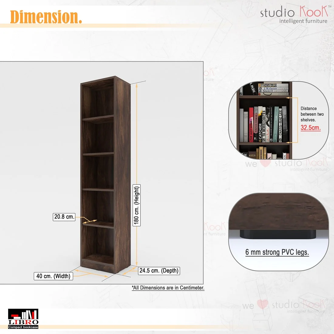 Libro Compact Bookshelf - Image 9
