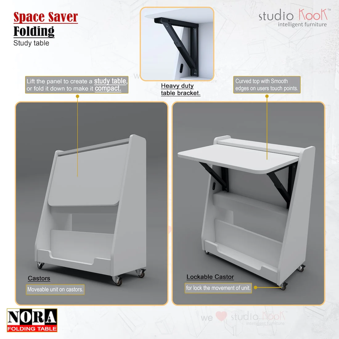 Nora Folding Table - Image 14
