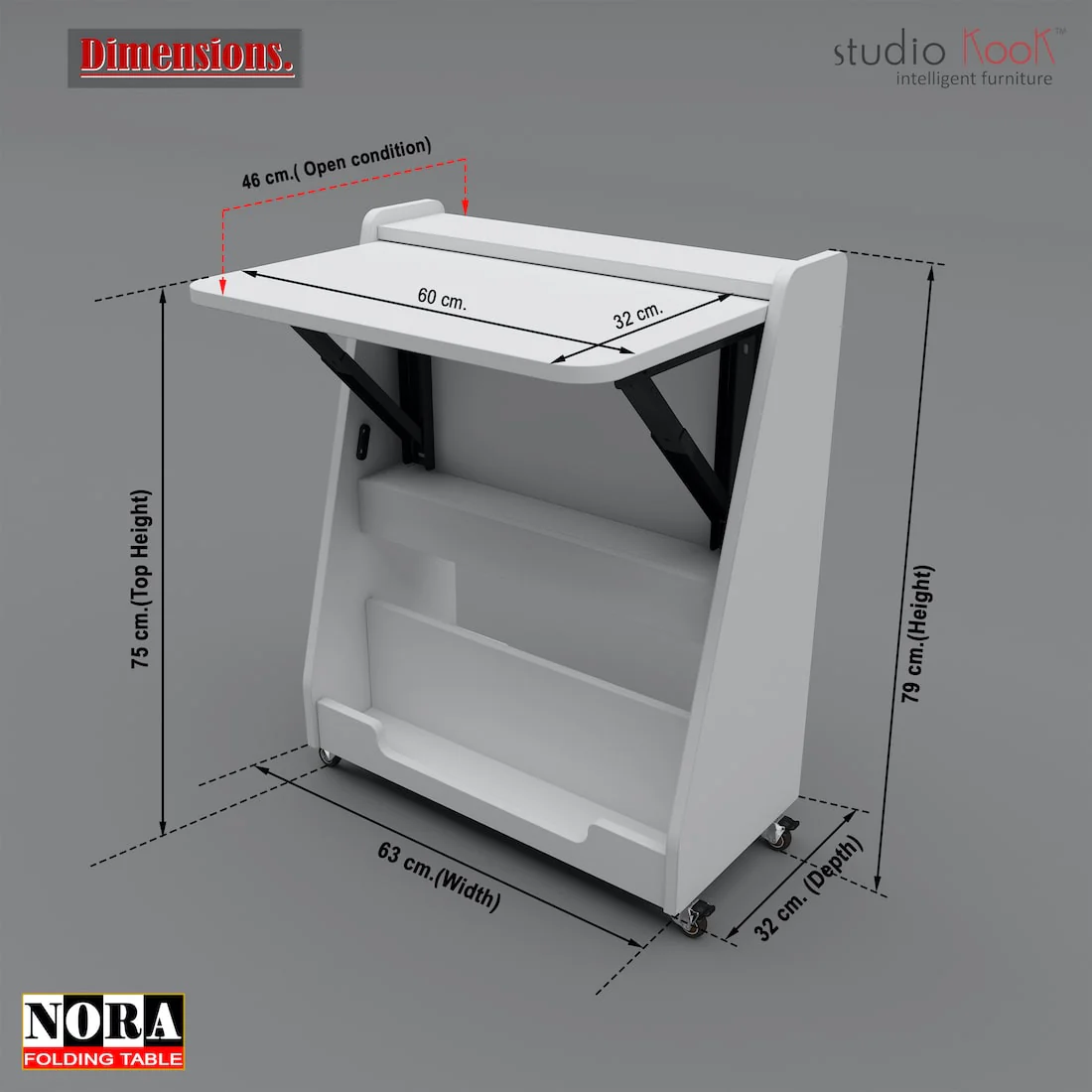 Nora Folding Table - Image 17