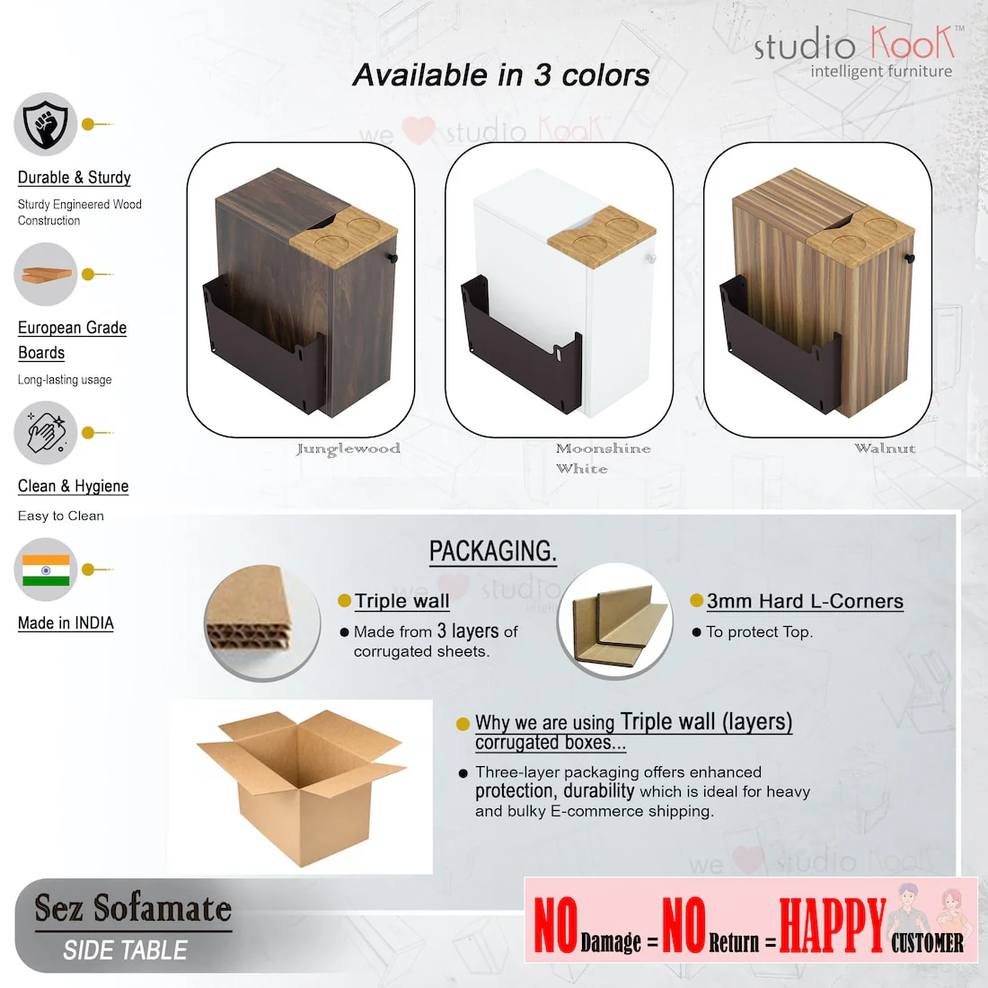 Sez Sofamate Right Side & End Table - Image 11