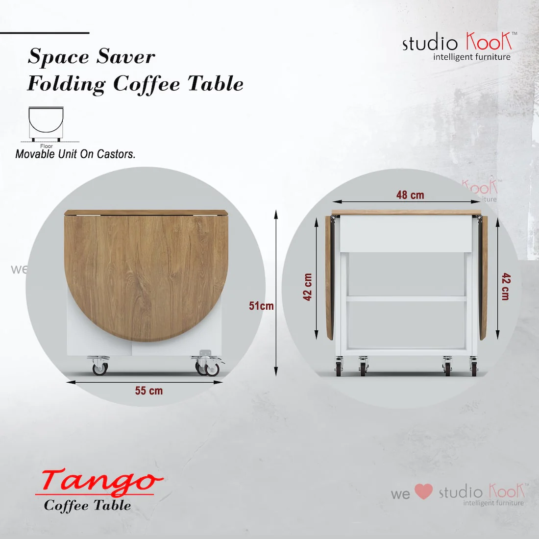 Tango Folding Coffee Table - Image 10